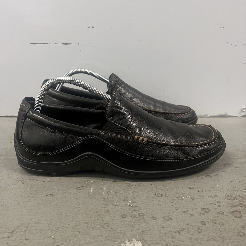 Cole Haan Loafer Mens 9.5 M Black Tucker Venetian Casual Dress Shoe C03557